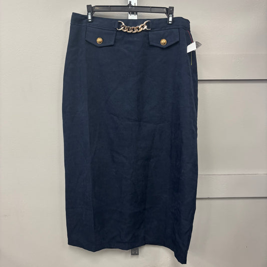 SKIRT MAXI by SHEIN In NAVY, Size: 1X