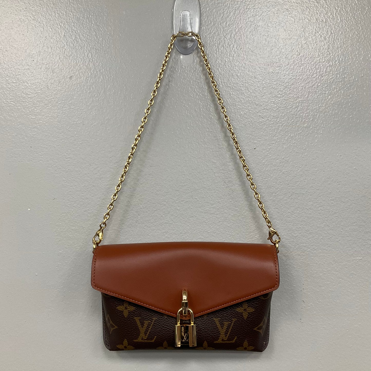 Padlock On Strap By Louis Vuitton In Brown, Size:Small