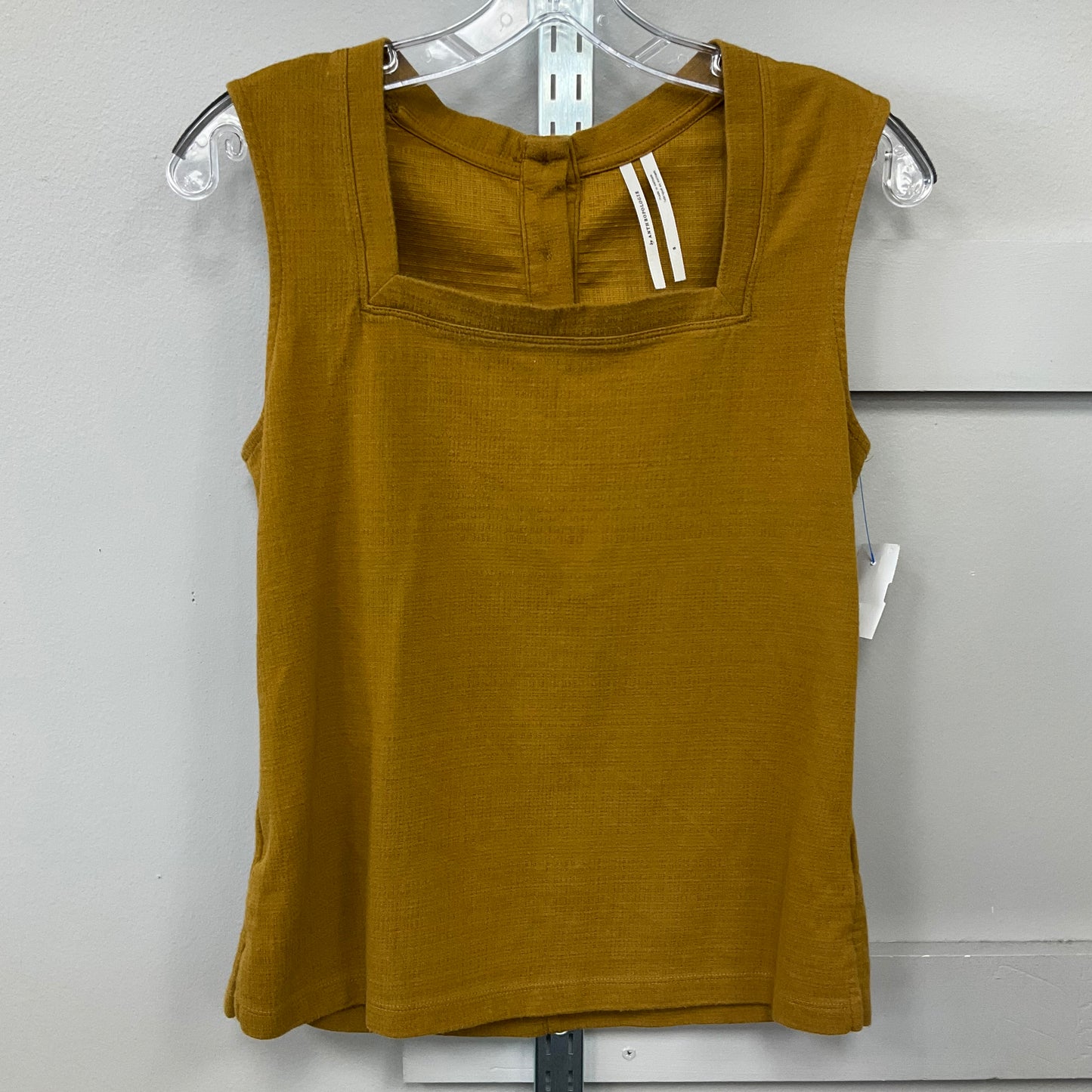 Top Sleeveless By Anthropologie In Yellow, Size:S