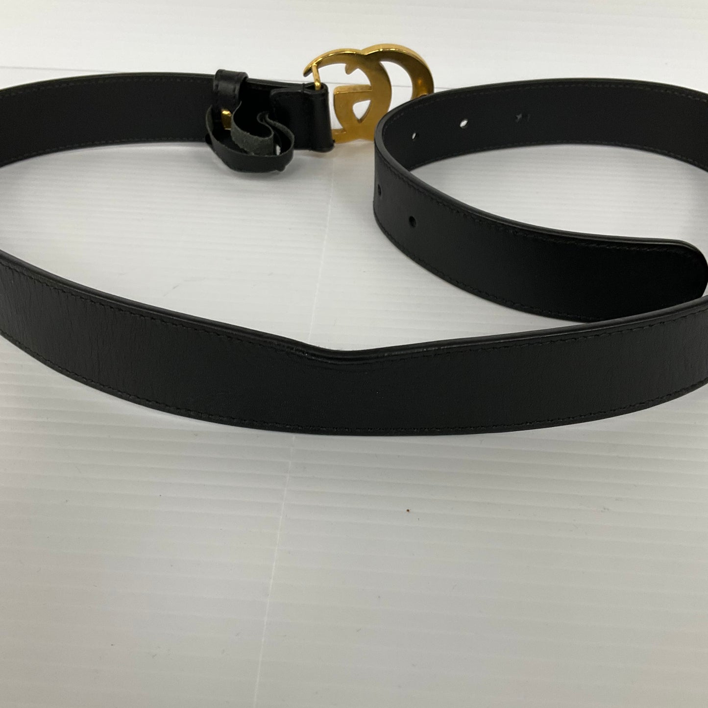 Belt Luxury Designer By Gucci, Size: 85/34