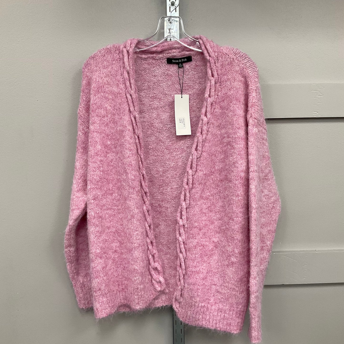 CARDIGAN by STRUT & BOLT In PINK, Size: M