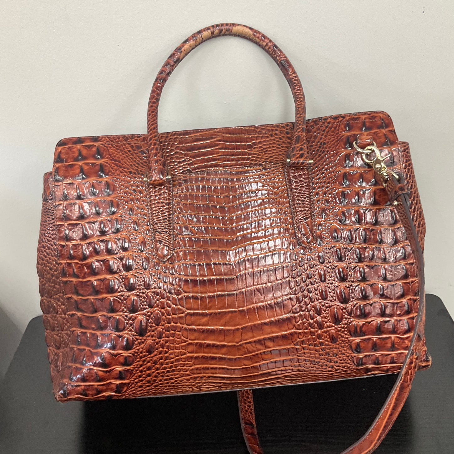 HANDBAG DESIGNER by BRAHMIN In BROWN, Size: LARGE