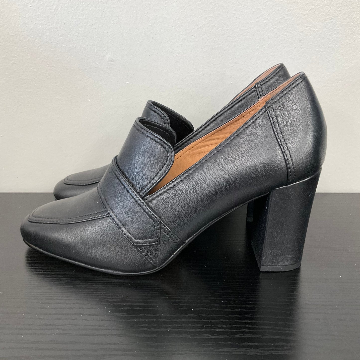 SHOES HEELS PLATFORM by JOHNSTON & MURPHY In BLACK, Size: 8.5