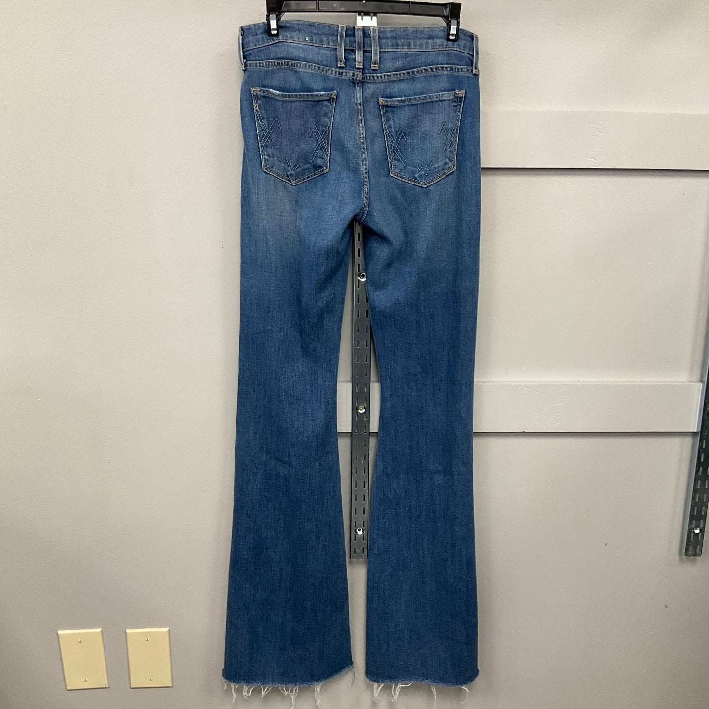 JEANS FLARED by MCGUIRE In BLUE DENIM, Size: 2