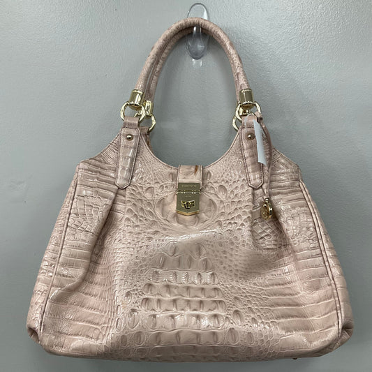 Handbag Designer By Brahmin In Beige, Size:Medium