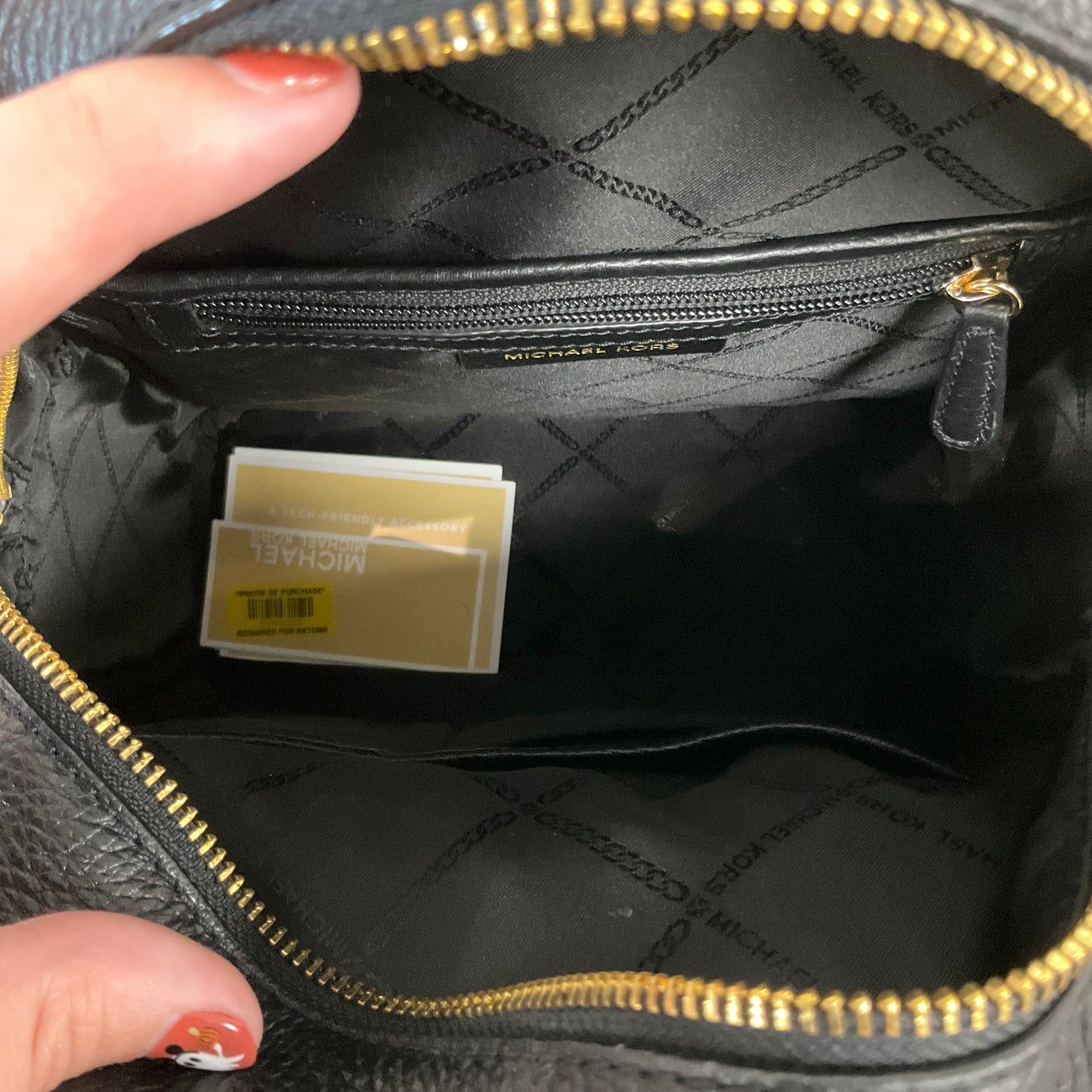 Backpack Designer By Michael Kors In Black, Size:Medium