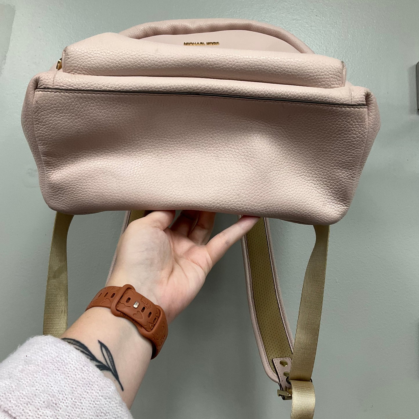 Backpack Designer By Michael Kors In Pink, Size:Large