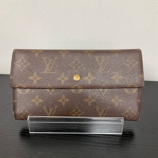 Wallet Luxury Designer By Louis Vuitton In Brown, Size:Medium