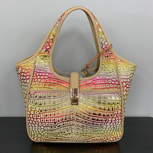 Handbag Designer By Brahmin In Multi, Size:Medium