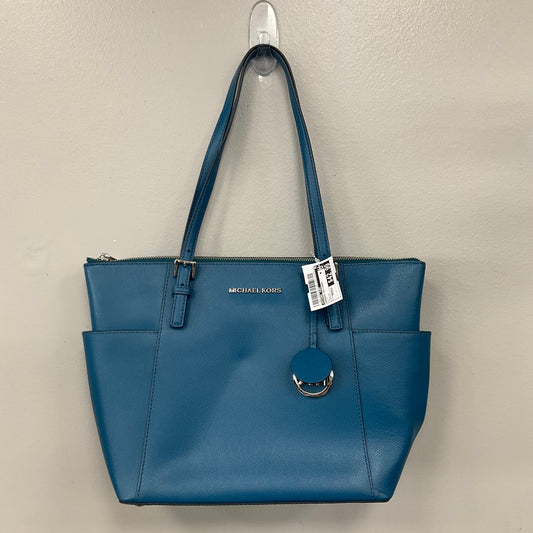 Handbag Designer By Michael Kors In Blue, Size:Medium