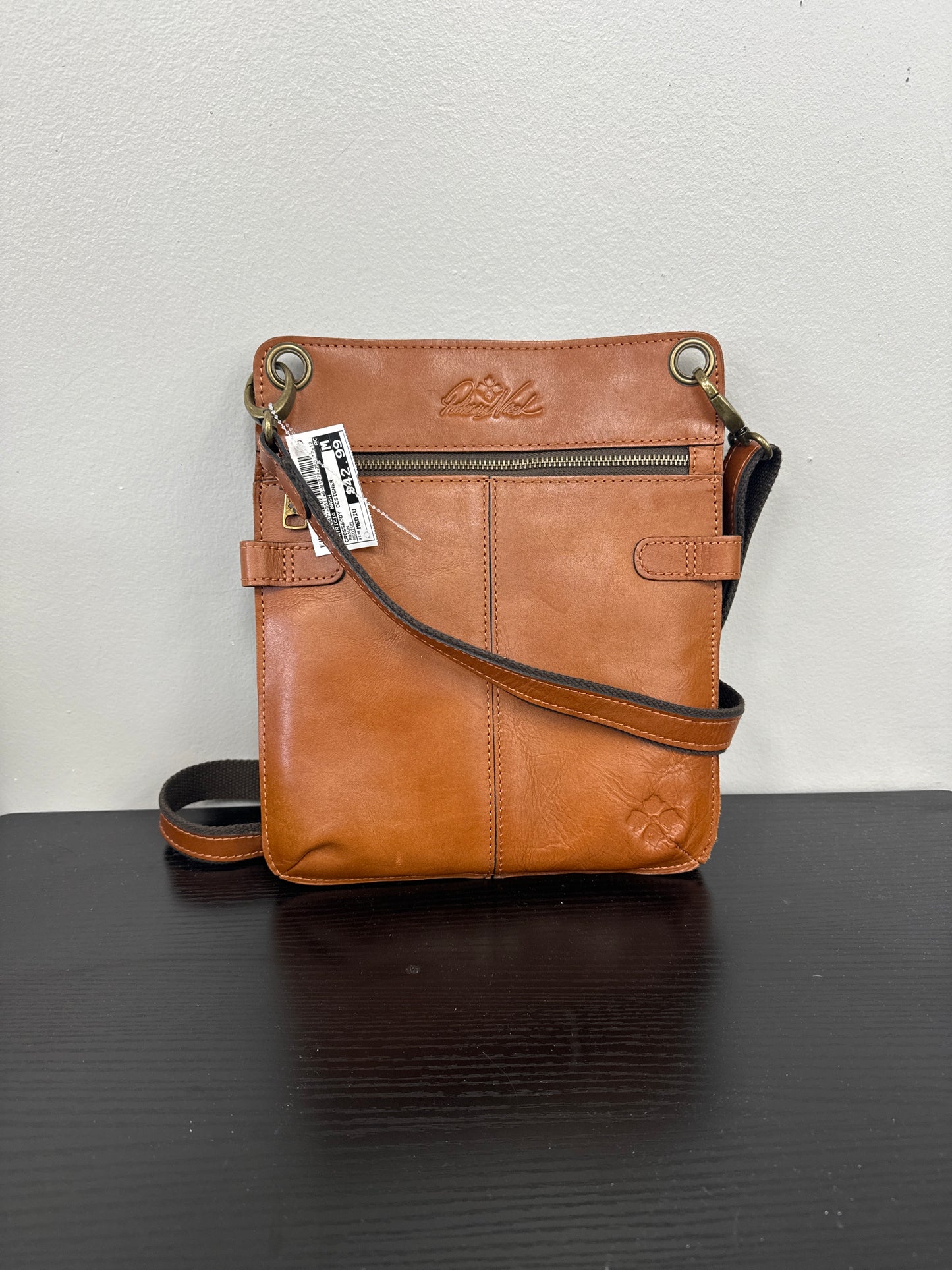 Crossbody Designer By Patricia Nash In Brown, Size:Medium