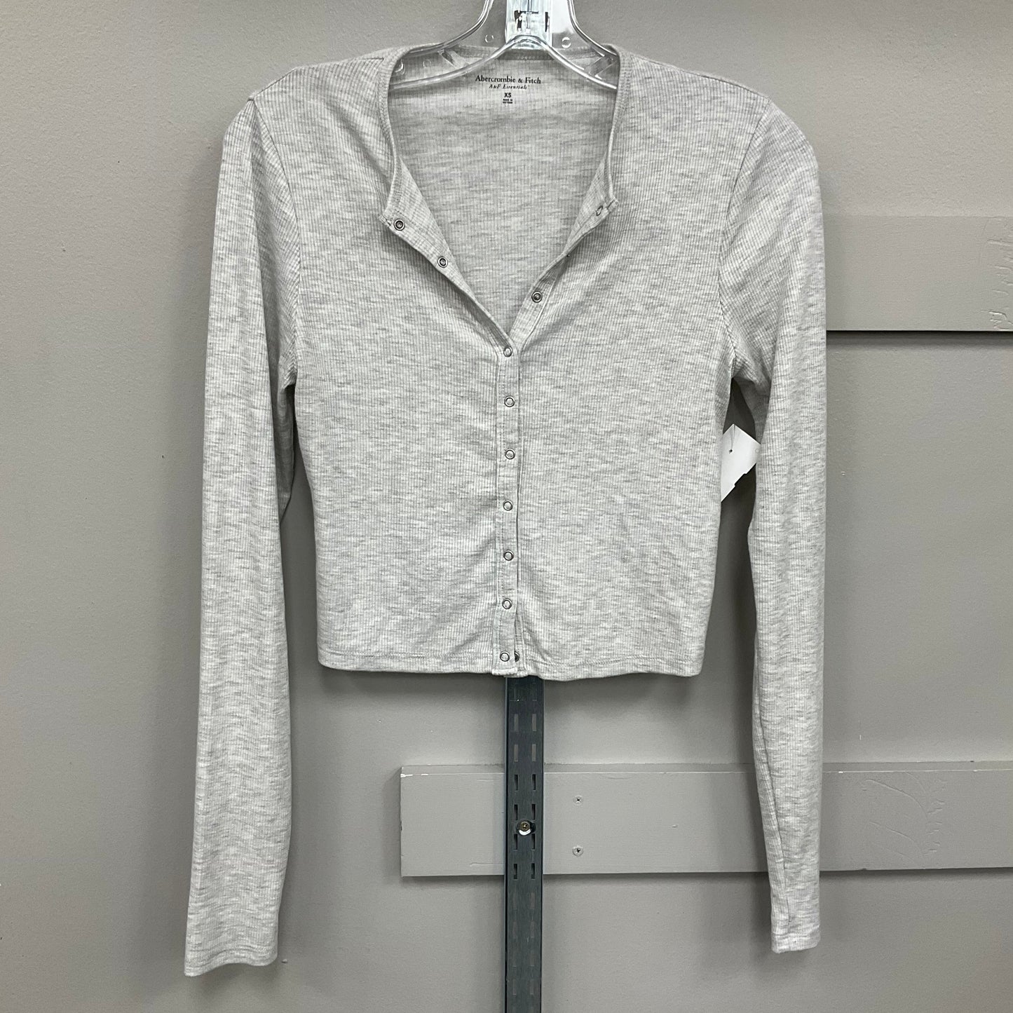 TOP LS by ABERCROMBIE AND FITCH In GREY, Size: XS