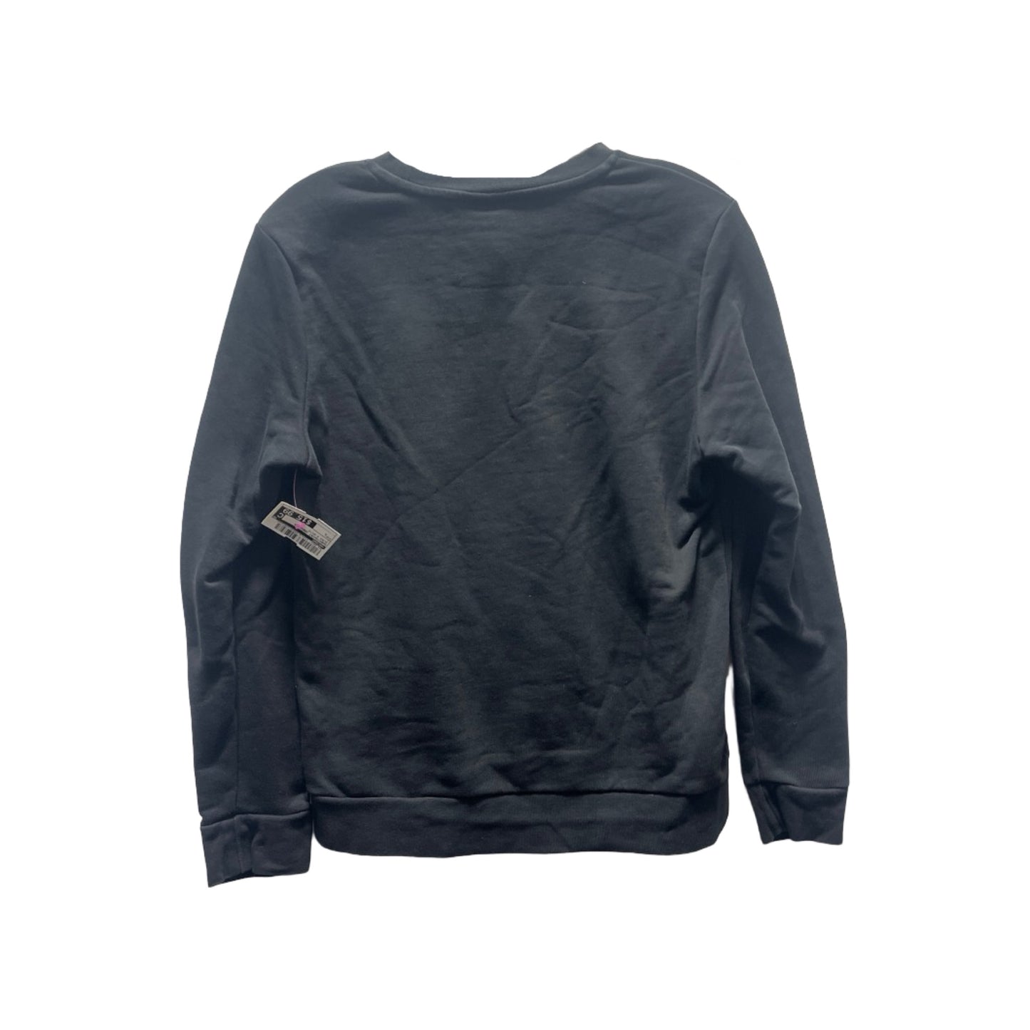 Sweatshirt Crewneck By Adidas In Black & White, Size: L