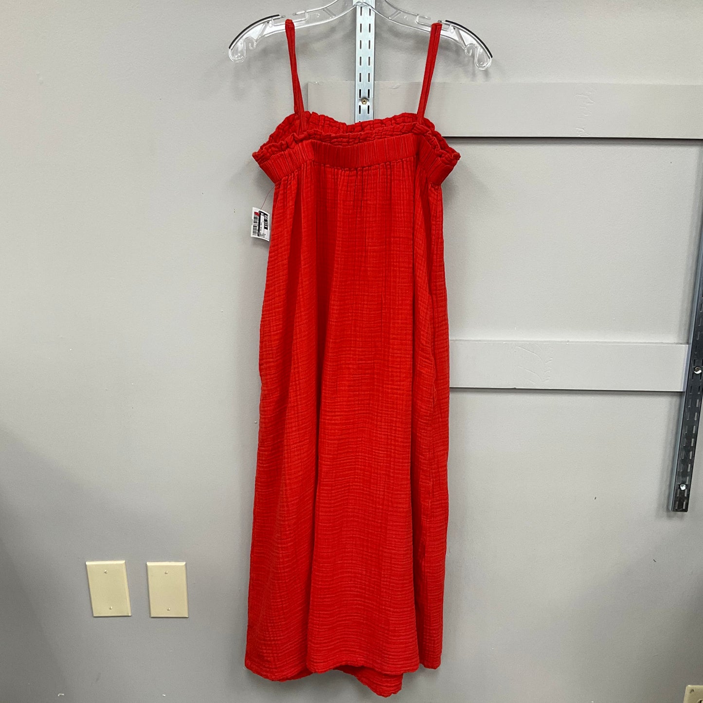 Dress Casual Maxi By Loft Beach In Red, Size:M