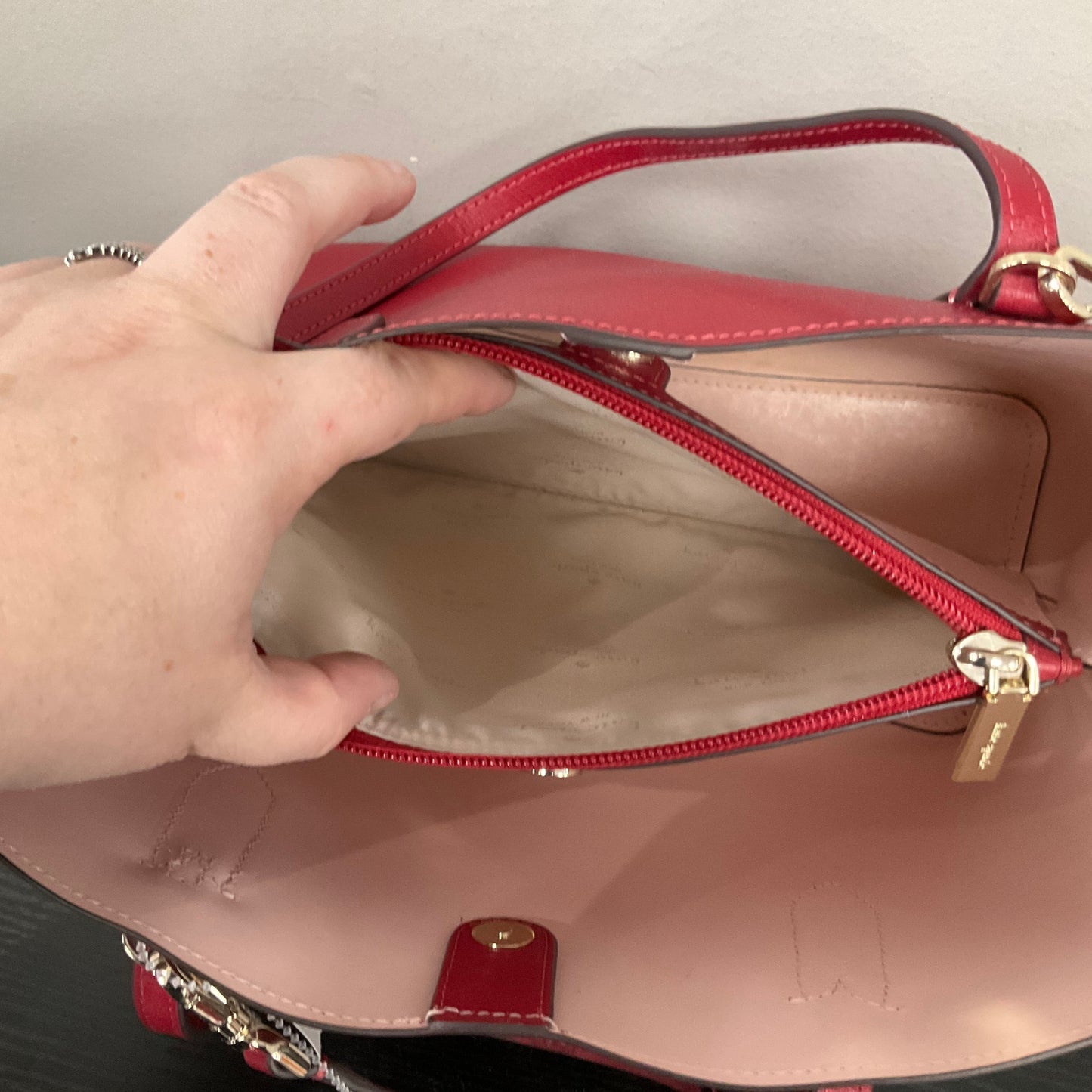 Crossbody Designer By Kate Spade In Red, Size:Medium