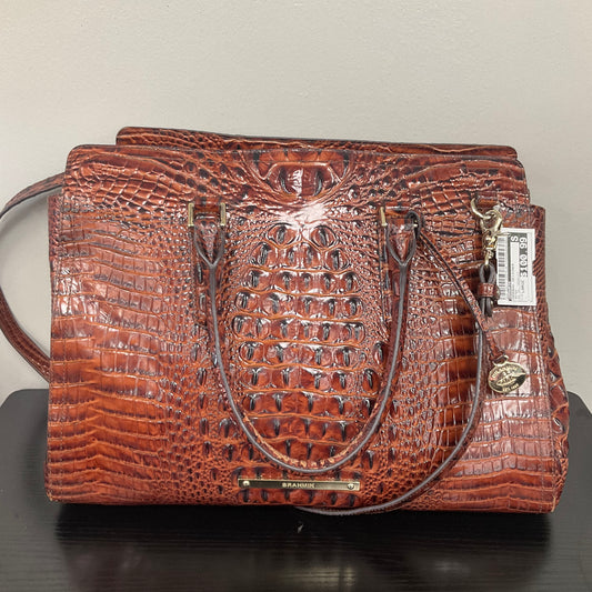 HANDBAG DESIGNER by BRAHMIN In BROWN, Size: LARGE