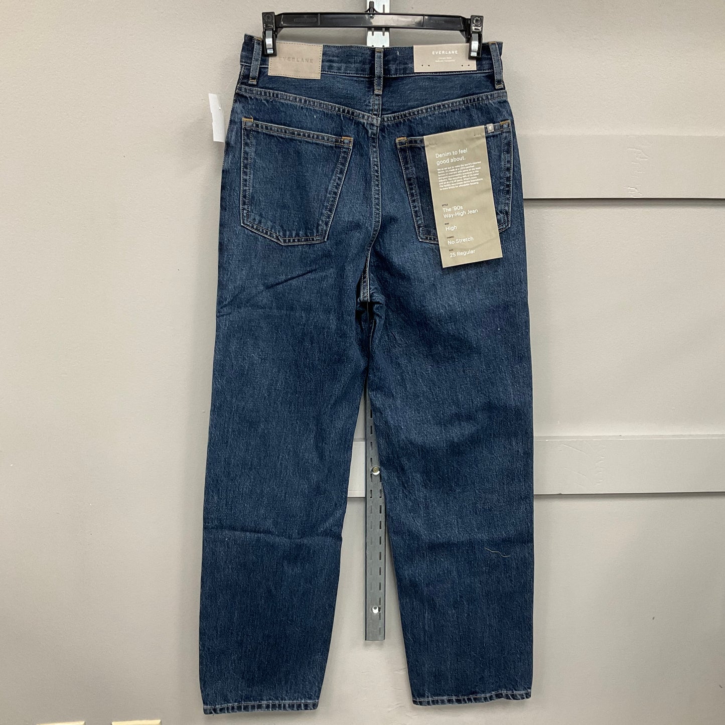 JEANS BOYFRIEND by EVERLANE In BLUE DENIM, Size: 0