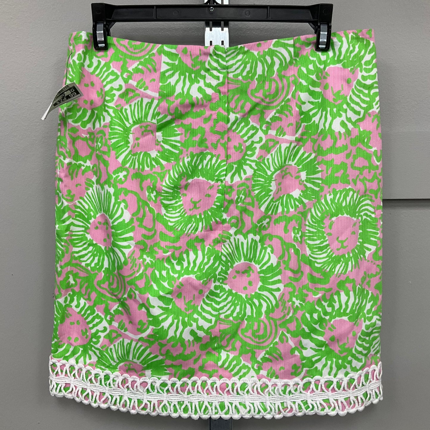 SKIRT MINI & SHORT by LILLY PULITZER In GREEN & PINK, Size: 4