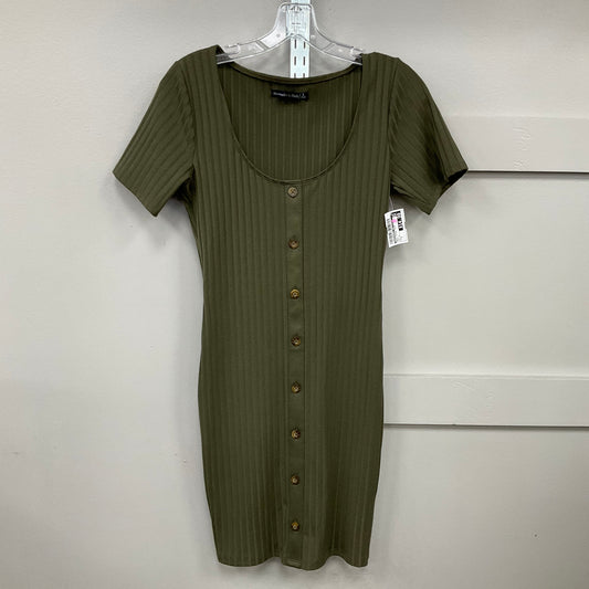 Dress Casual Midi By Abercrombie And Fitch In Green, Size:S