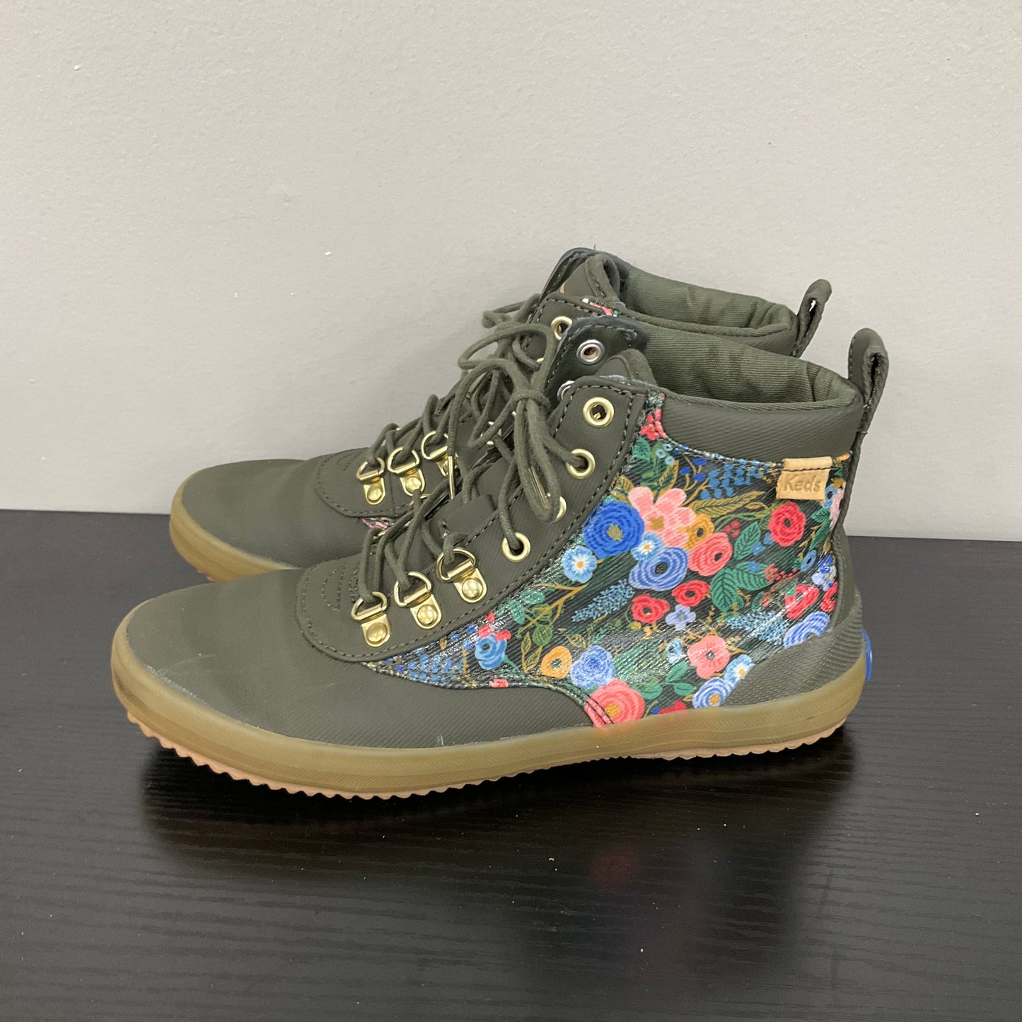 BOOTS HIKING by KEDS In FLORAL PATTERN, Size: 6.5