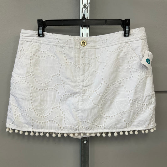 SKORT by LILLY PULITZER In WHITE, Size: 4