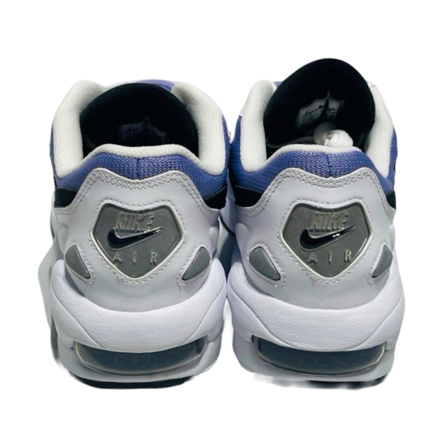 Air Max2 Light White/Black Medium Violet Shoes Athletic By Nike  Size: 8