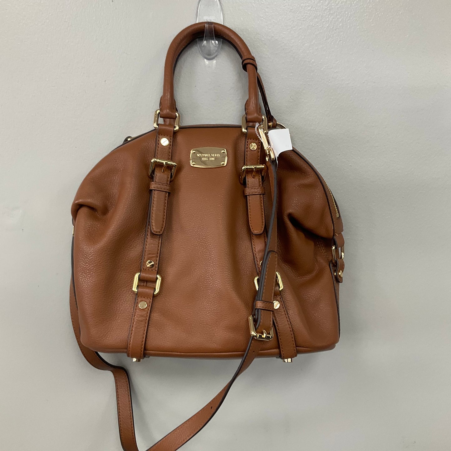 Handbag Designer By Michael Kors In Beige, Size:Medium