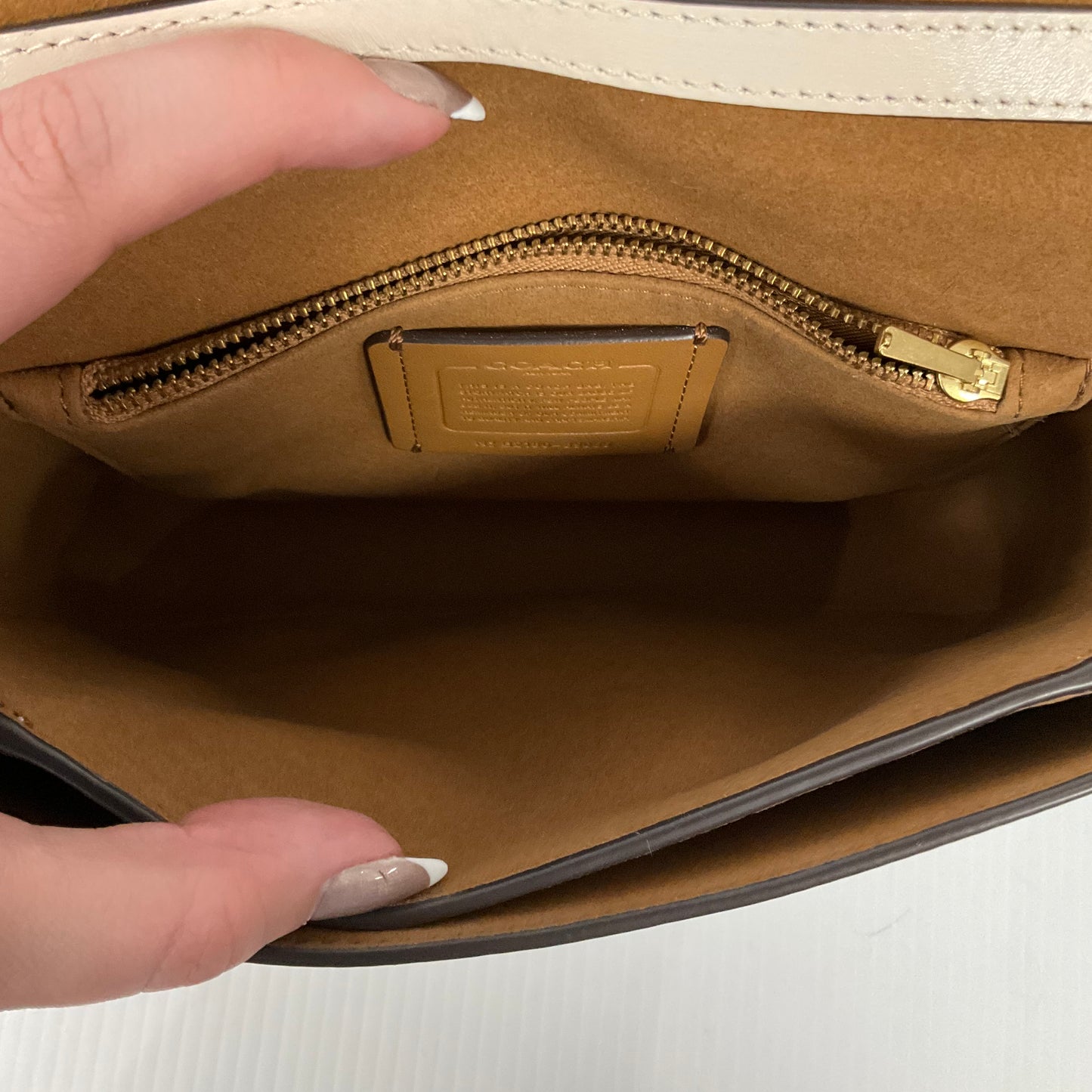 Crossbody Designer By Coach, Size: Medium
