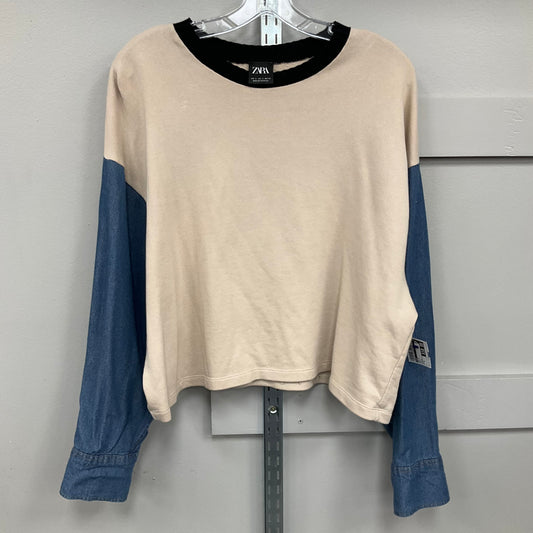 Top Ls By Zara In Tan, Size:S