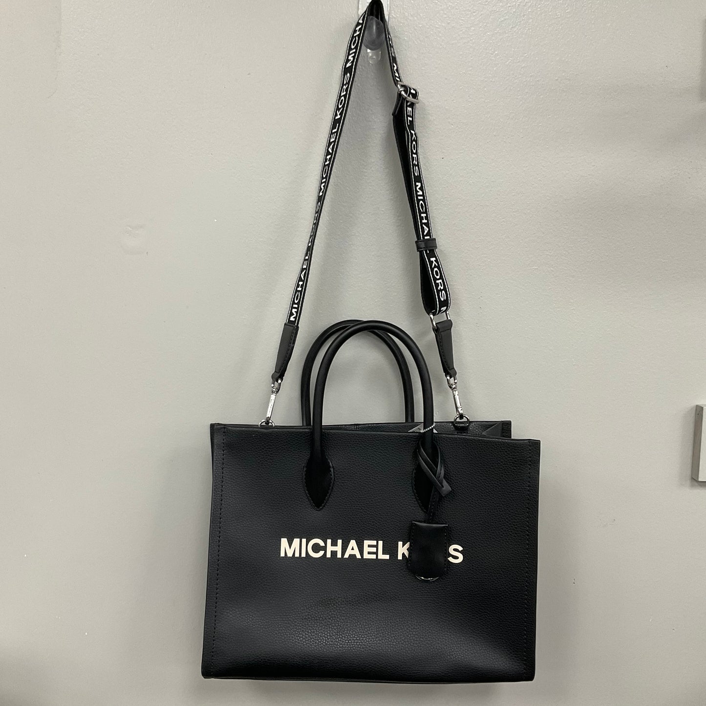 Tote Designer By Michael Kors In Black, Size:Medium