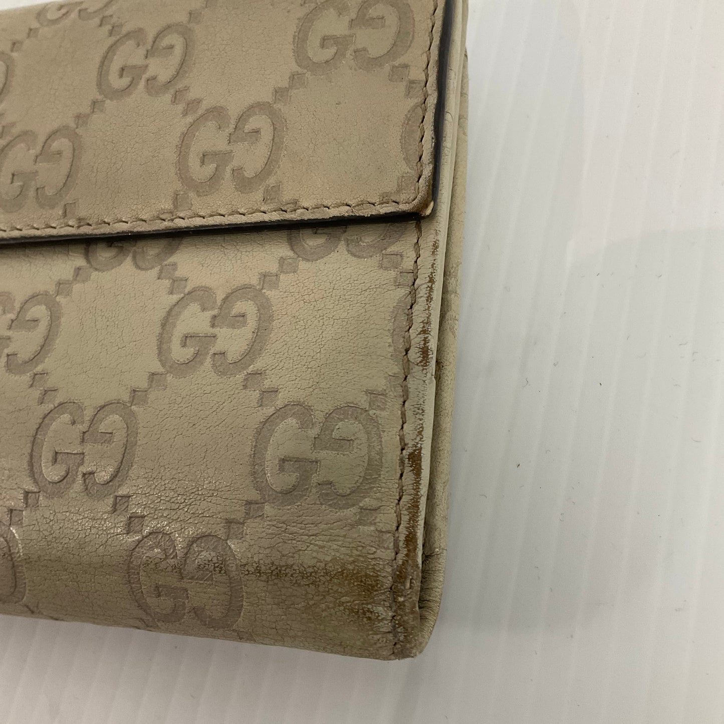 Wallet Luxury Designer By Gucci, Size: Large