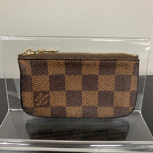 Coin Purse Luxury Designer By Louis Vuitton In Checkered Pattern, Size:Small