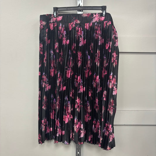 SKIRT MIDI by TERRA & SKY In MULTI, Size: 1X