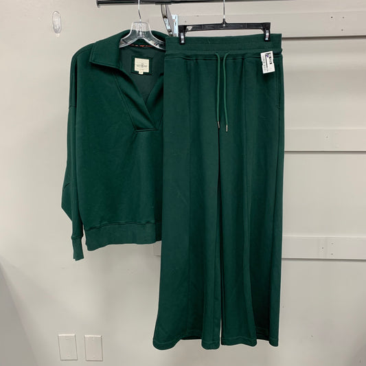 Pants Set 2Pc By Umgee In Green, Size:S