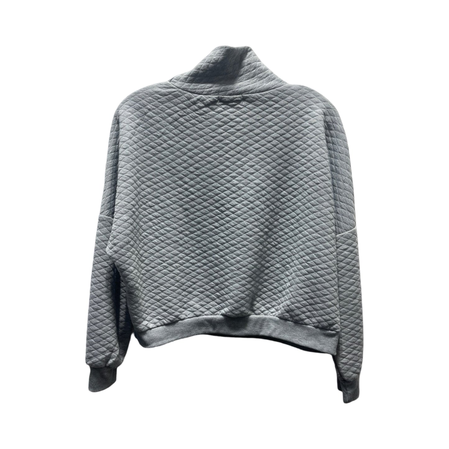 Sweatshirt Crewneck By Paper Crane In Grey, Size: S