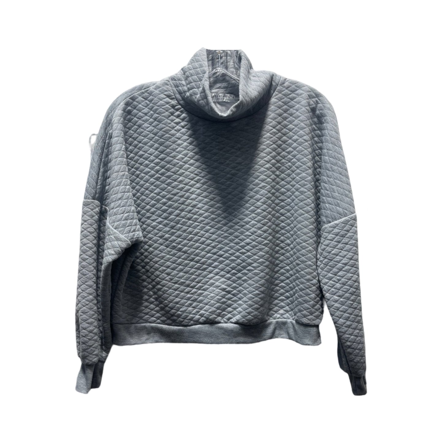 Sweatshirt Crewneck By Paper Crane In Grey, Size: S