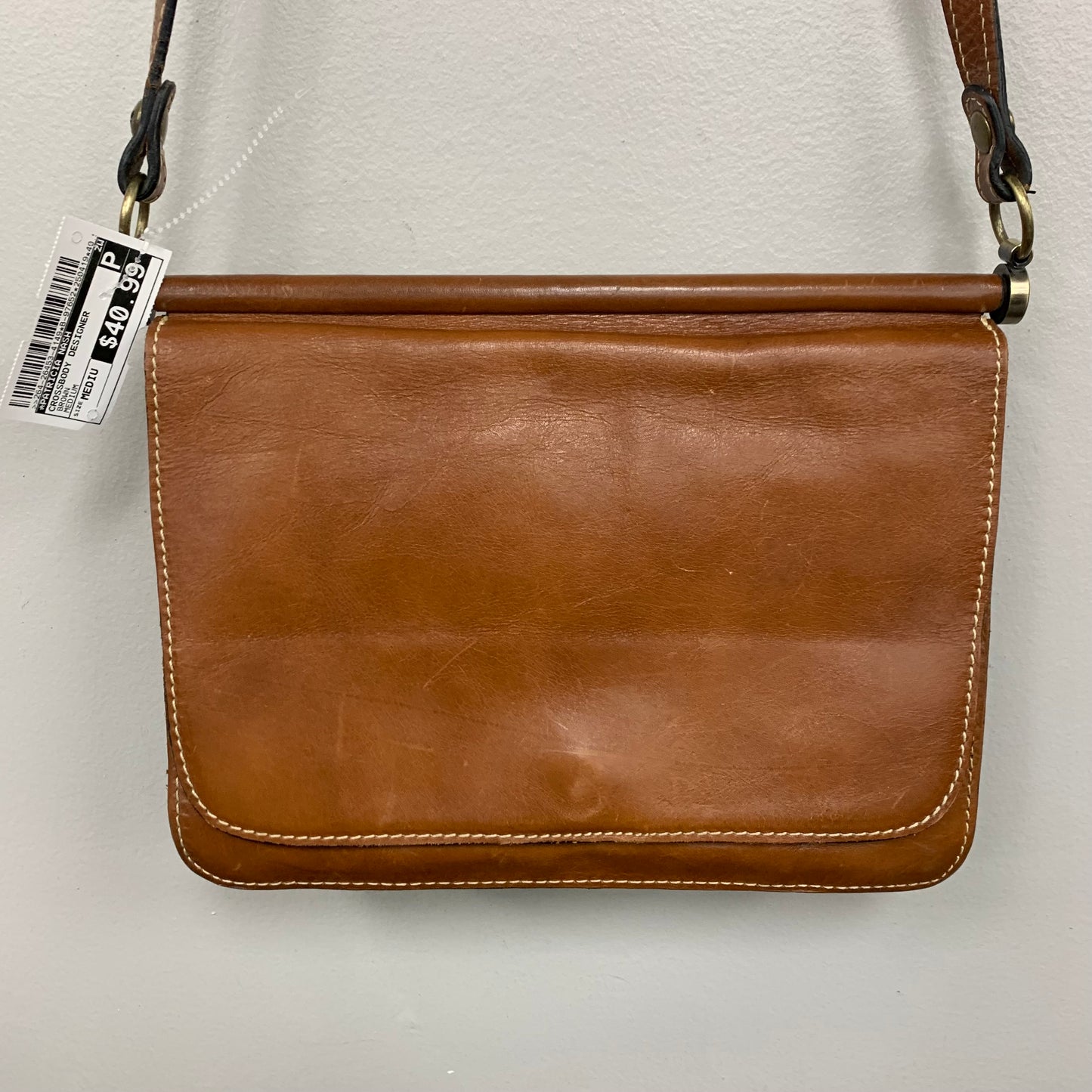 Crossbody Designer By Patricia Nash In Brown, Size:Medium