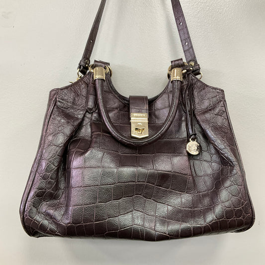 Handbag Designer By Brahmin In Brown, Size:Medium