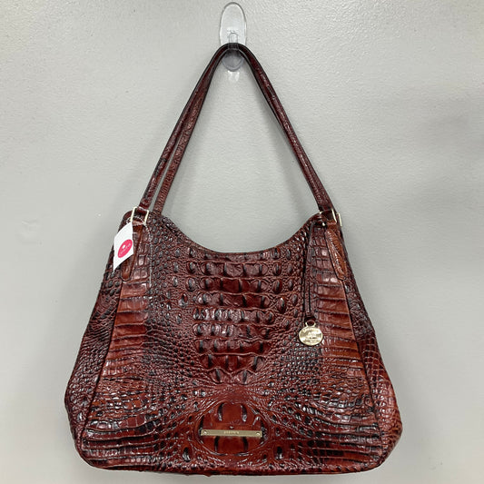 Handbag Designer By Brahmin In Brown, Size:Large