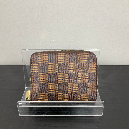 Wallet Luxury Designer By Louis Vuitton In Brown, Size:Small