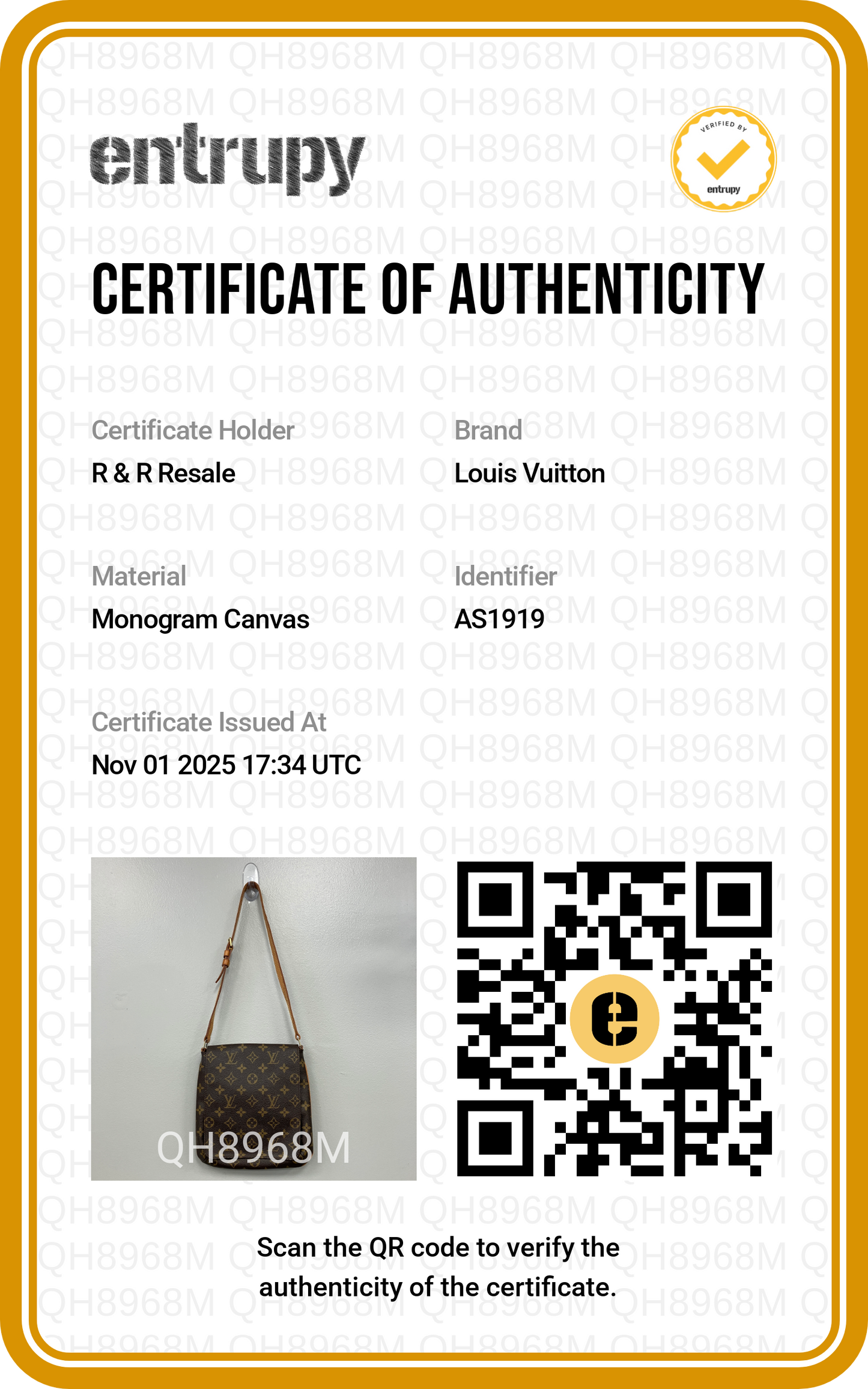 1999 MUSETTE by LOUIS VUITTON In BROWN, Size: SMALL