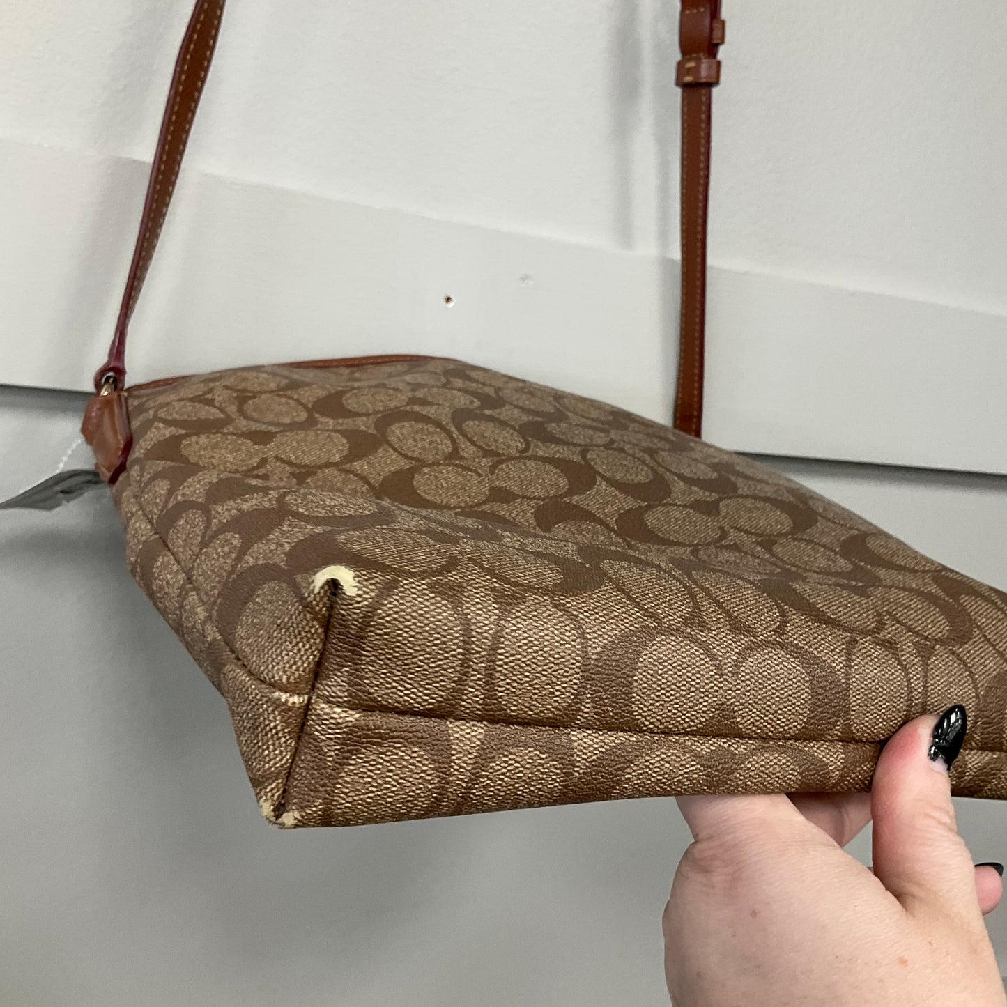 Crossbody Designer By Coach, Size: Medium