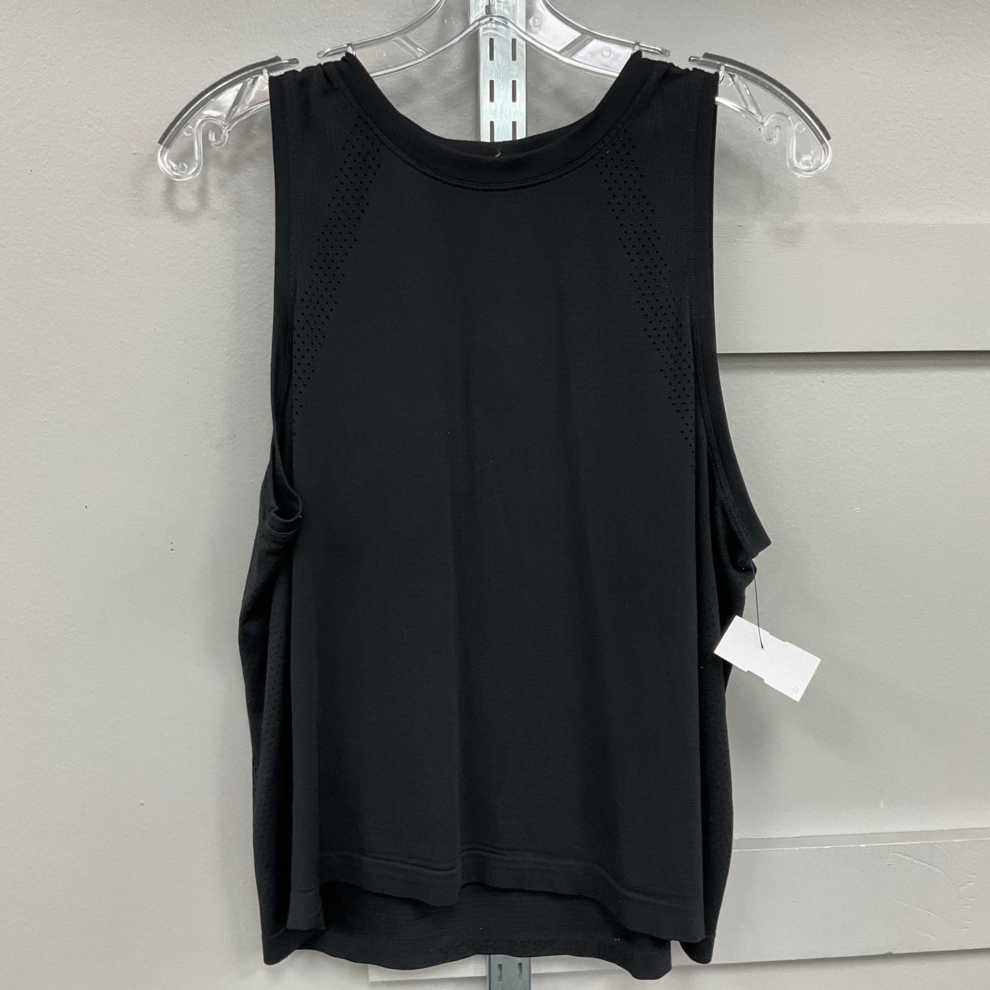Athletic Tank Top By Lululemon In Black, Size:12
