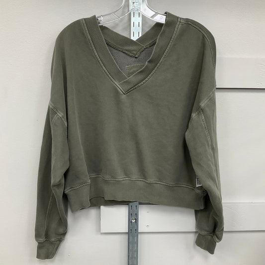 SWEATSHIRT CREWNECK by AERIE In GREEN, Size: XS