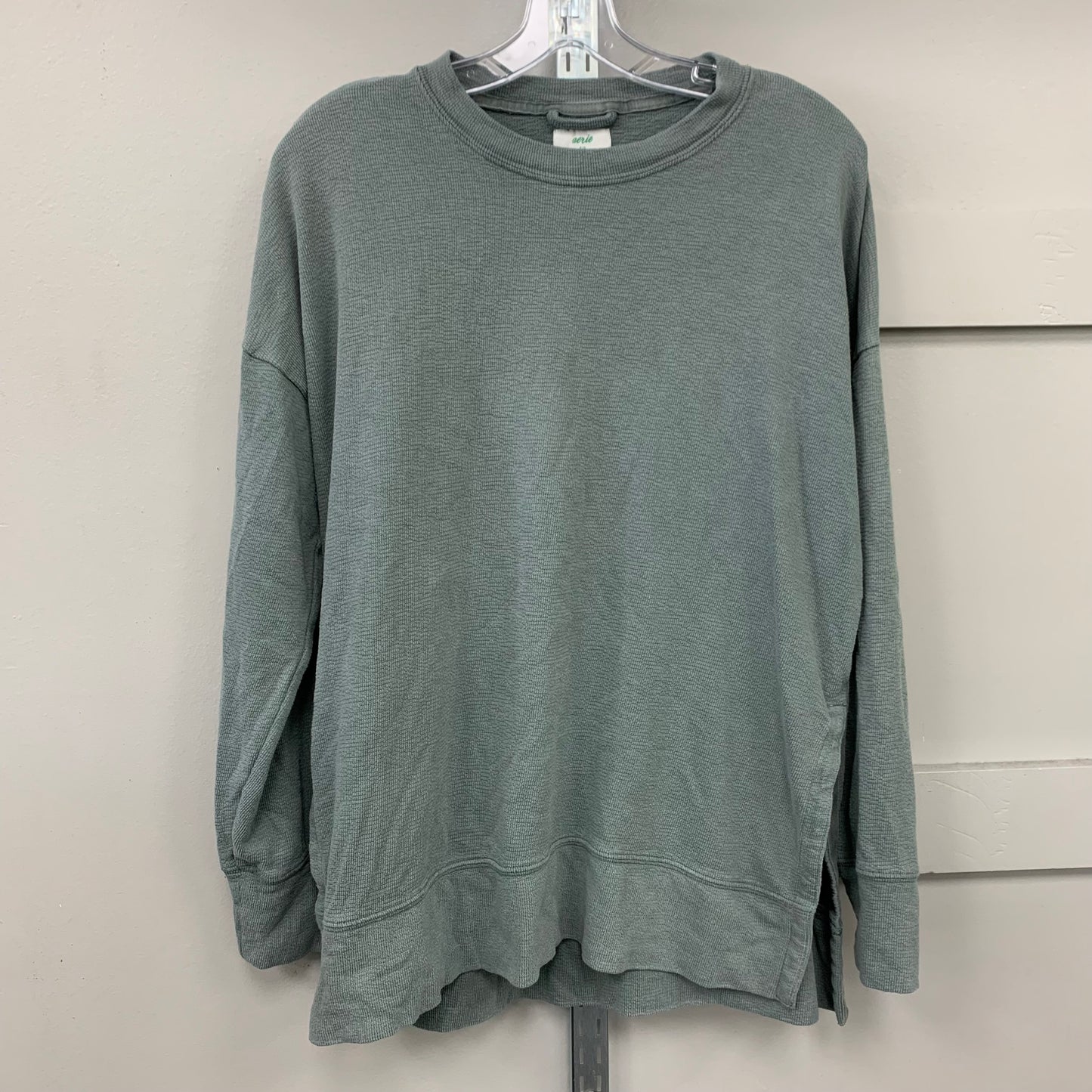 TOP LS by AERIE In GREEN, Size: S