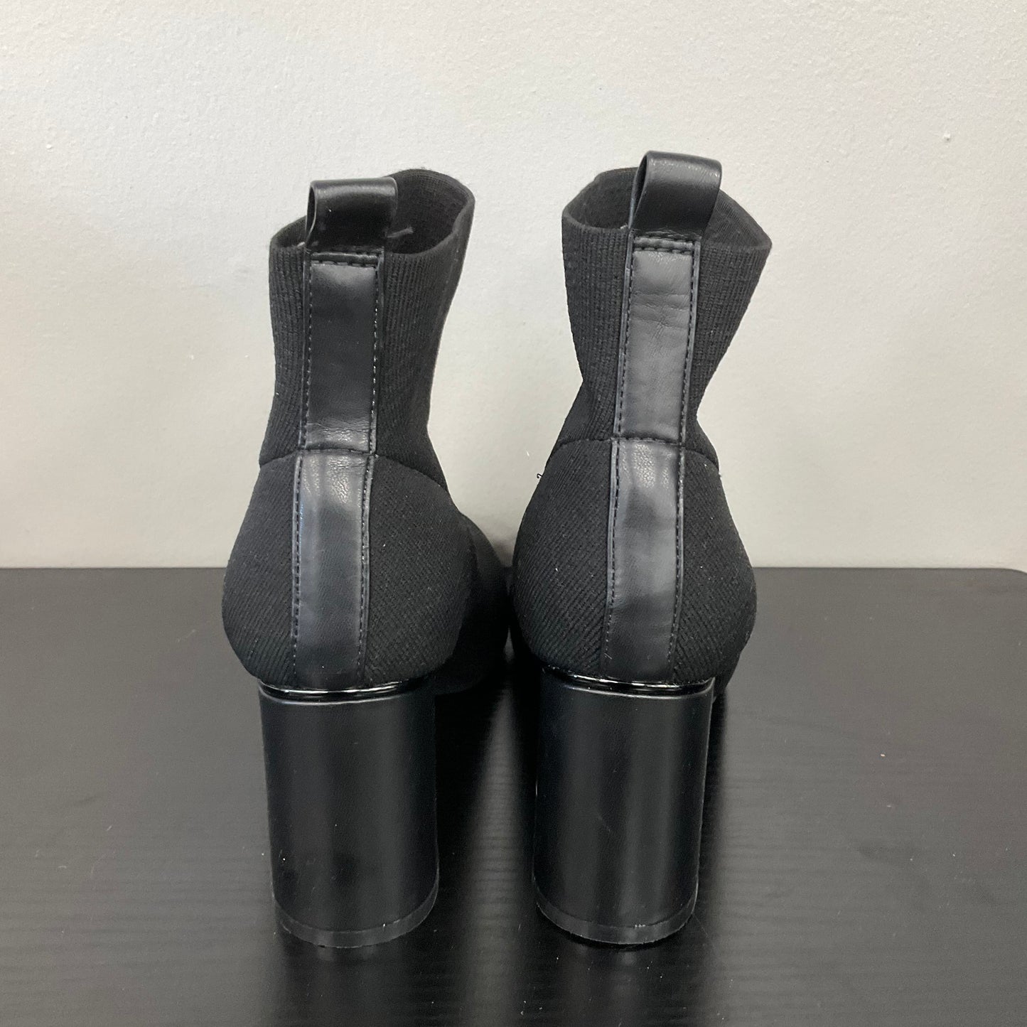 BOOTS ANKLE HEELS by BCBG In BLACK, Size: 9.5