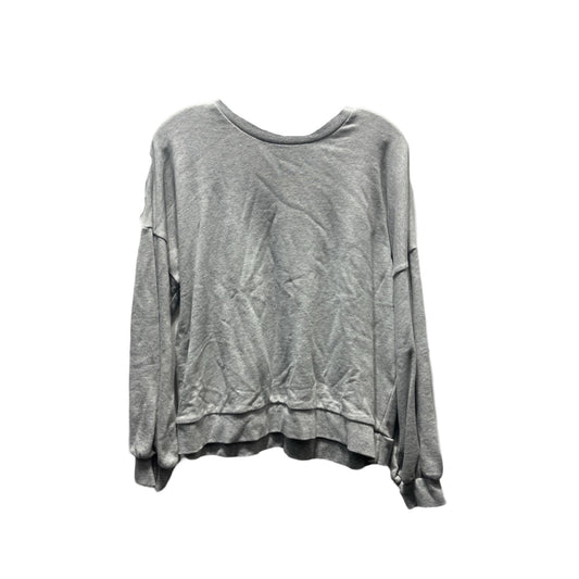 Sweatshirt Crewneck By Dip In Grey, Size: L