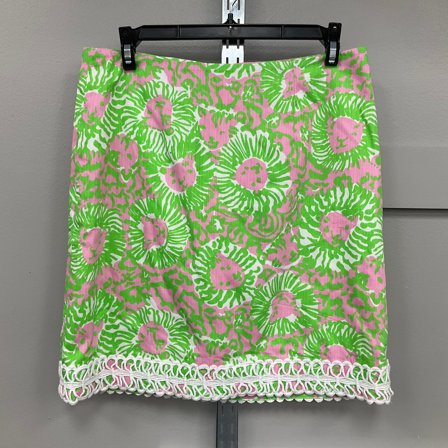 SKIRT MINI & SHORT by LILLY PULITZER In GREEN & PINK, Size: 4