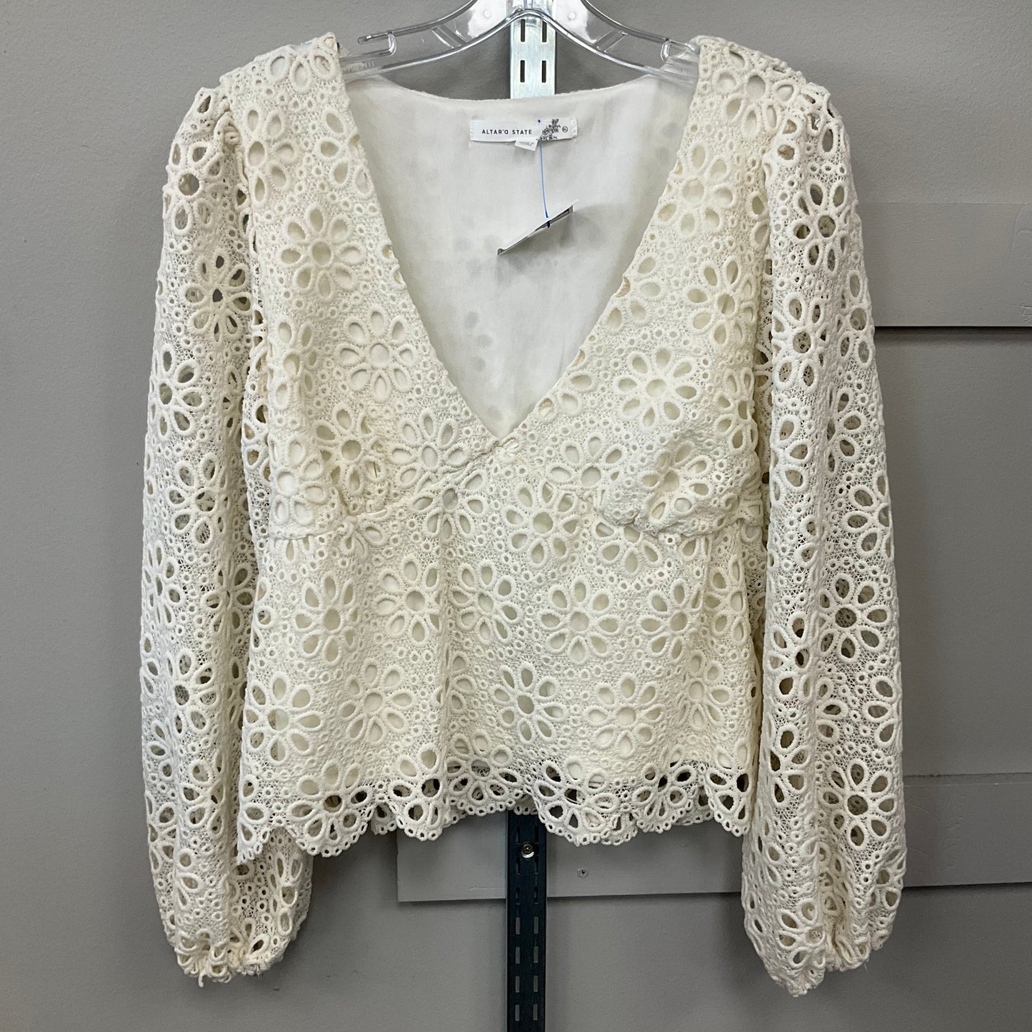 BLOUSE LS by ALTARD STATE In BEIGE, Size: XL