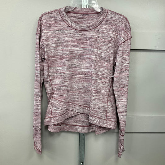 TOP LS by LULULEMON In PINK, Size: M